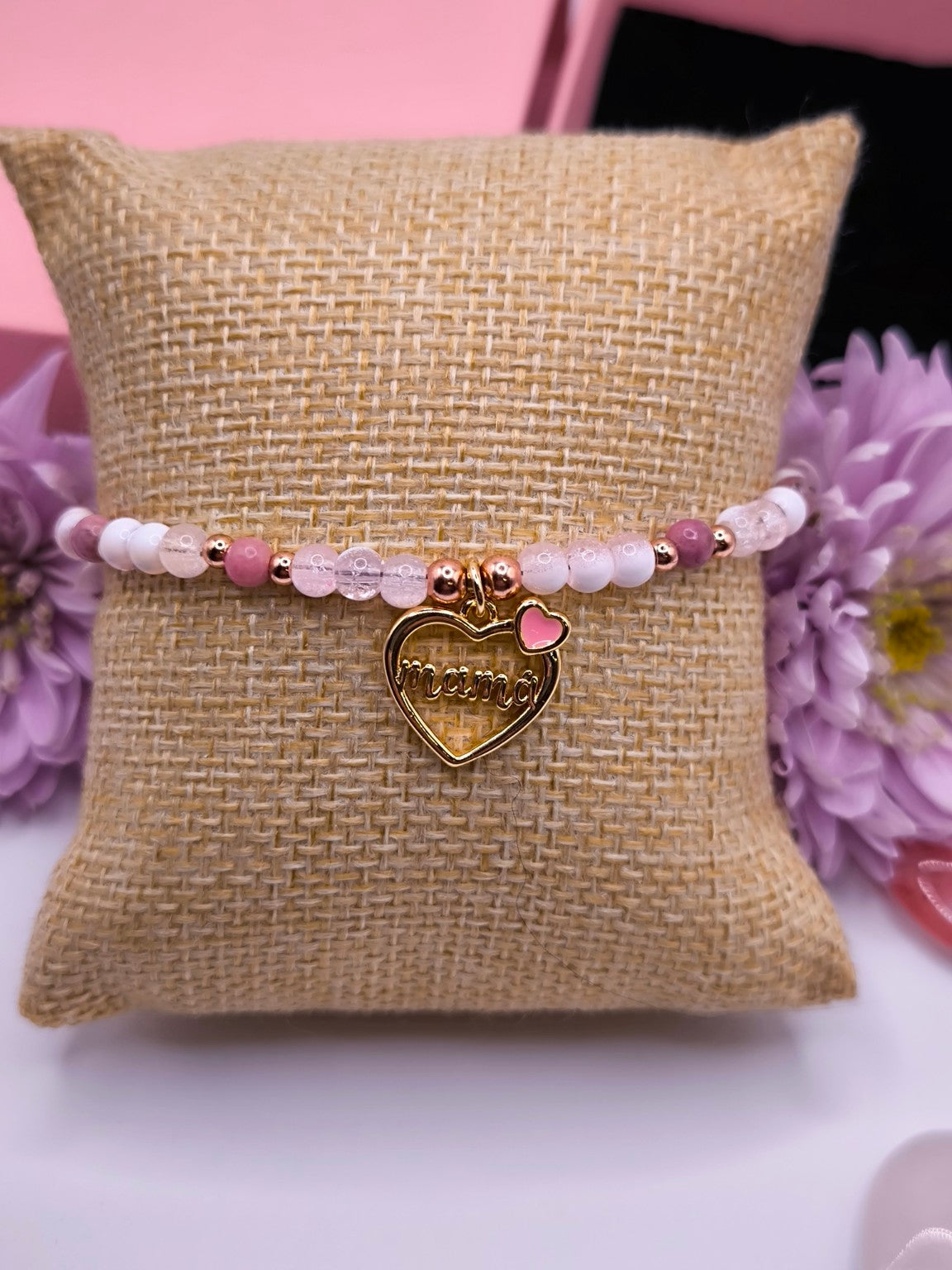 Perlenarmband Mama Muttertagsgeschenk