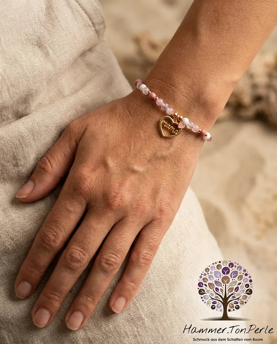Perlenarmband Mama Muttertagsgeschenk