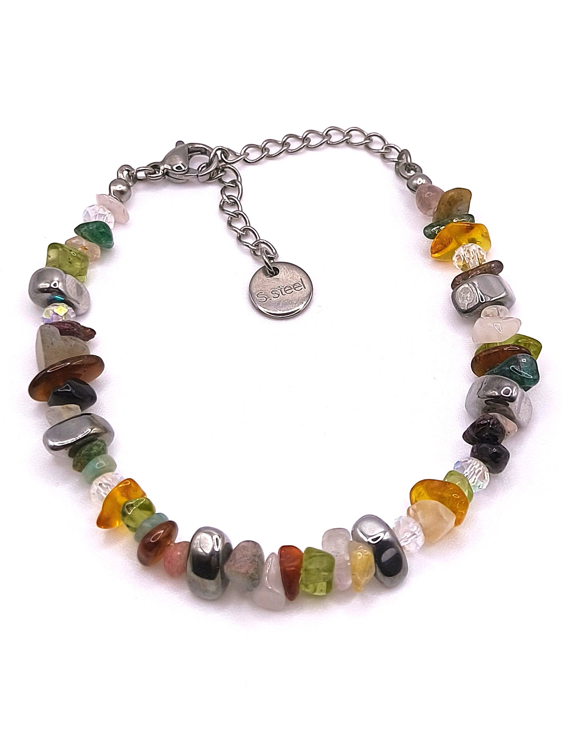 Bedeutungsvolles Perlenarmband aus Edelsteinen für Damen