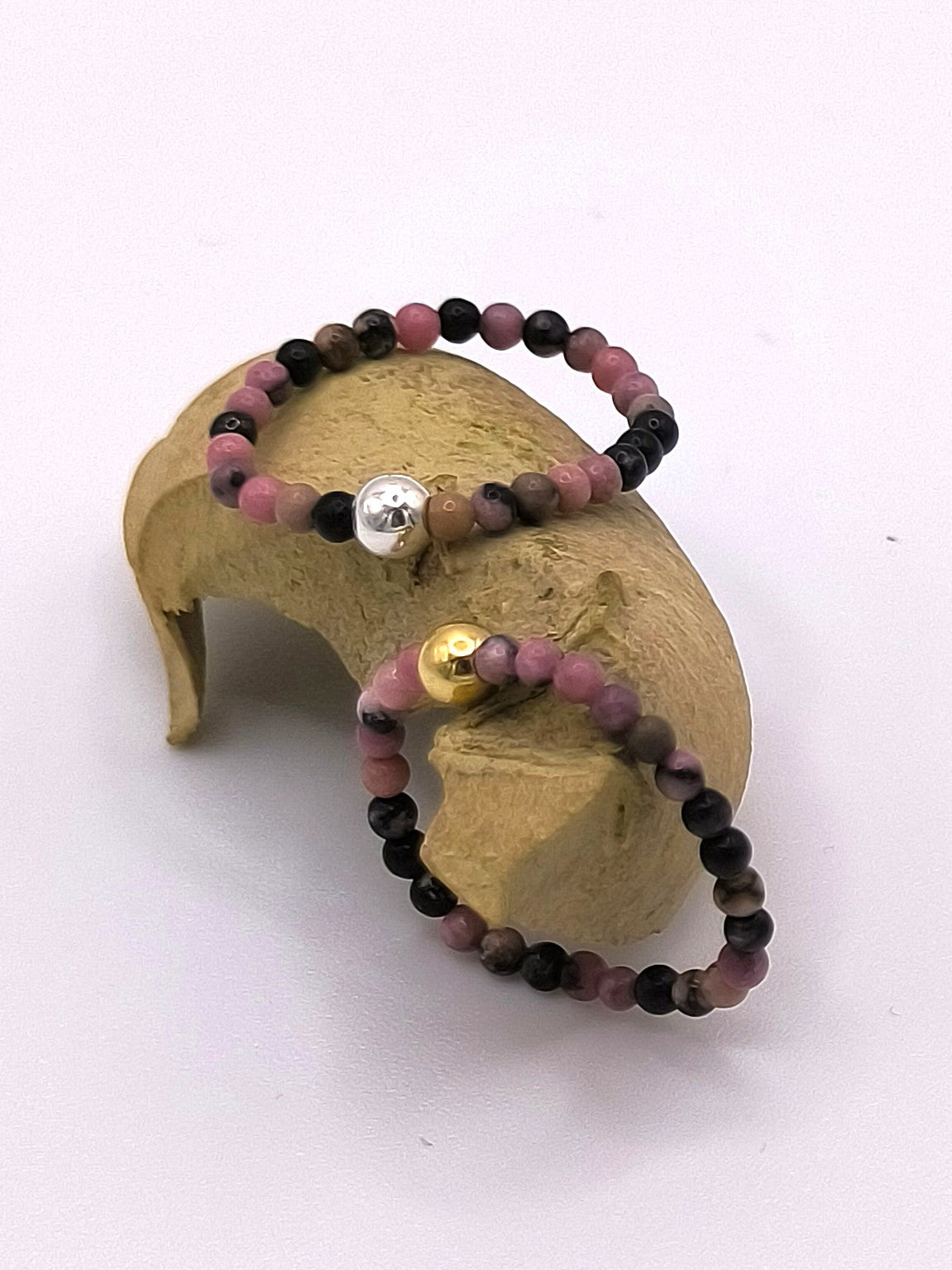 Ring aus Sonnenstein und vergoldetem Silber für Damen