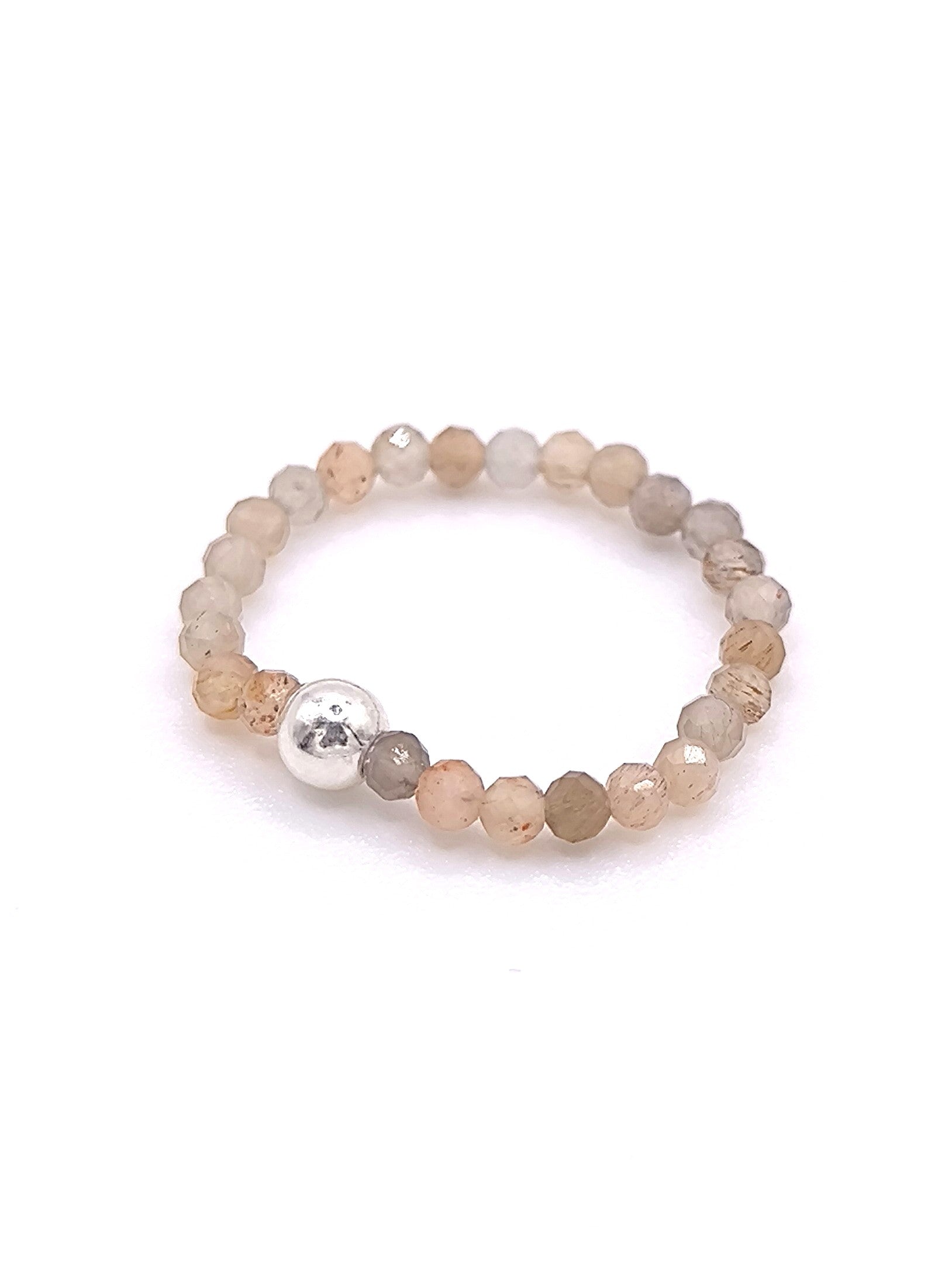 Ring aus Mondstein und Silber für Damen