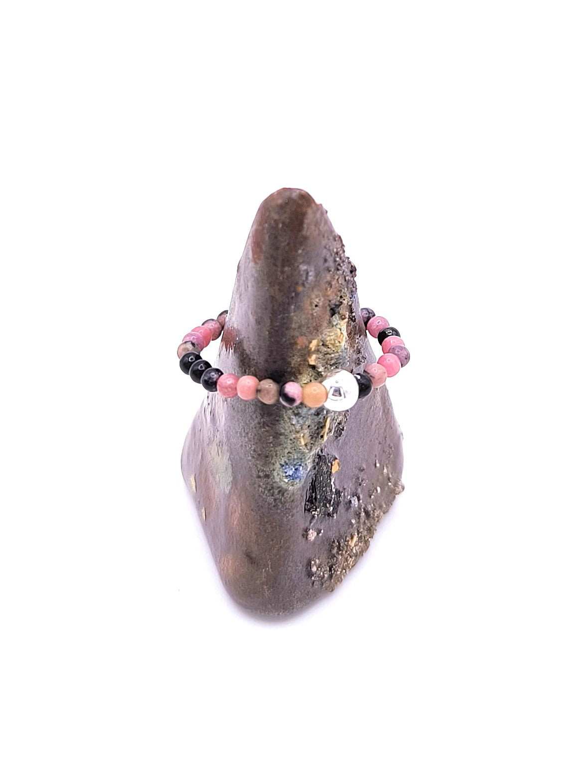 Ring aus Sonnenstein und Silber für Damen