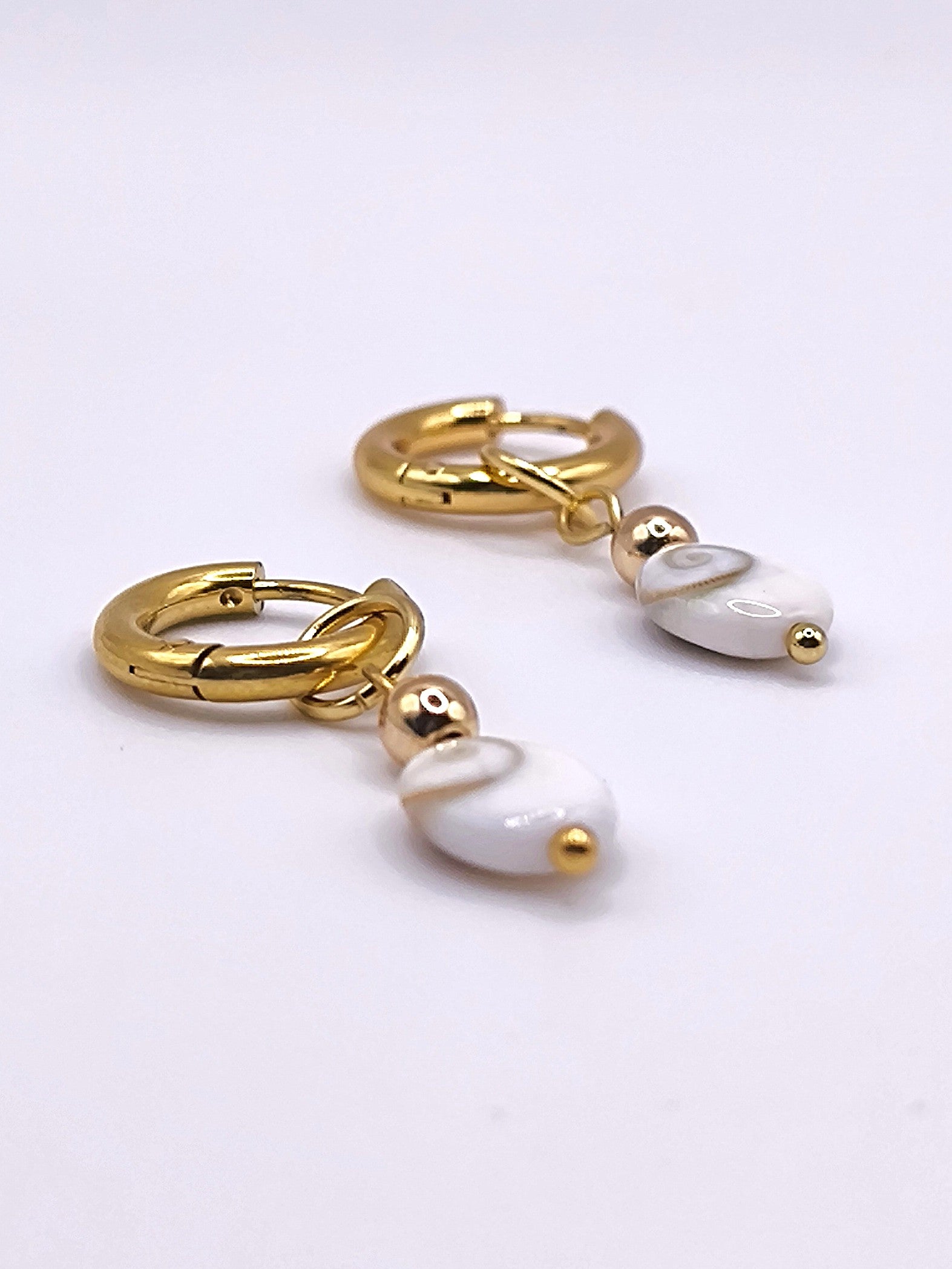 Ohrringe aus Shivaauge und Edelstahl für Damen