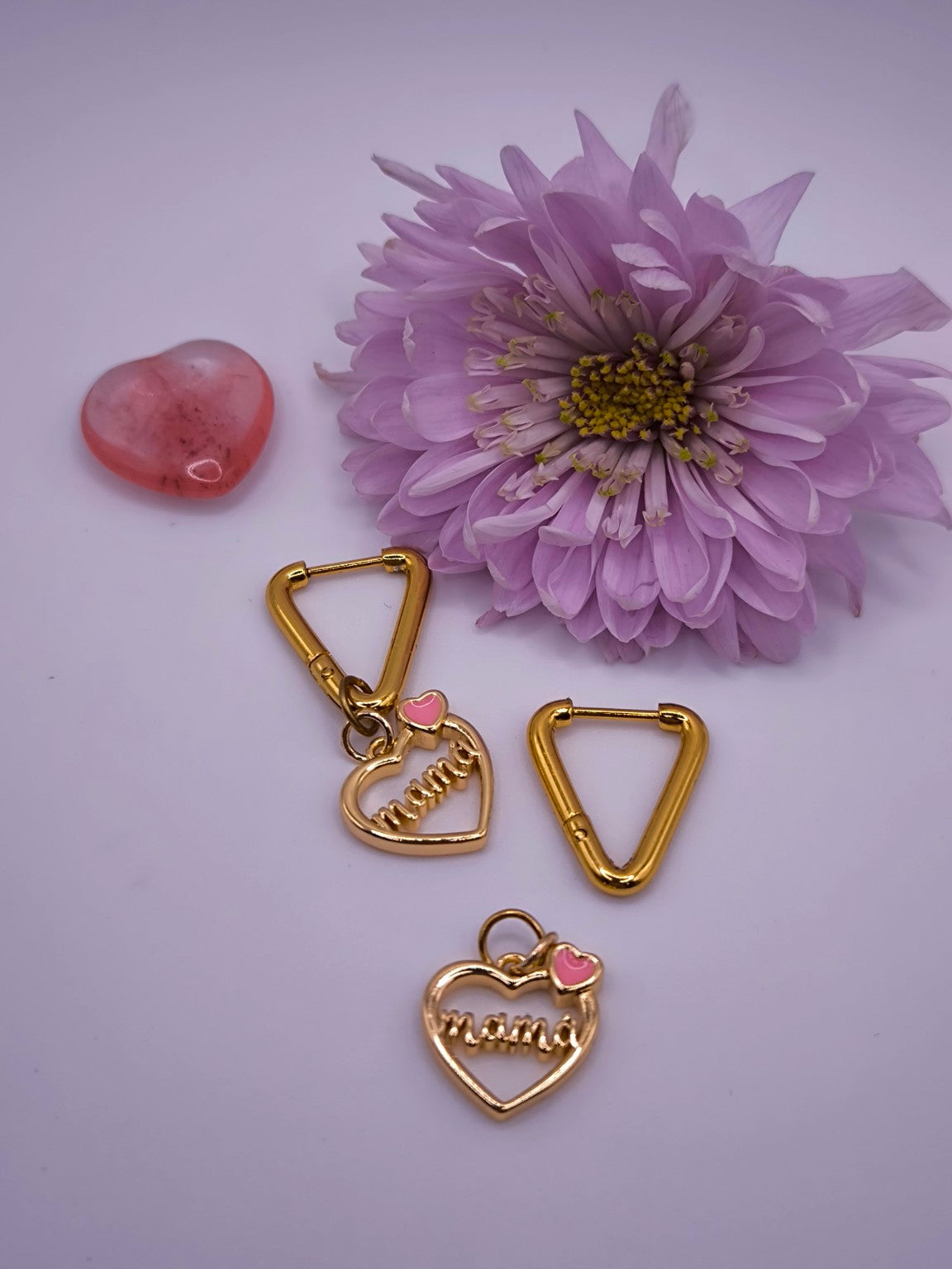 Edelstahl Ohrringe Mama Muttertagsgeschenk 3 Varianten