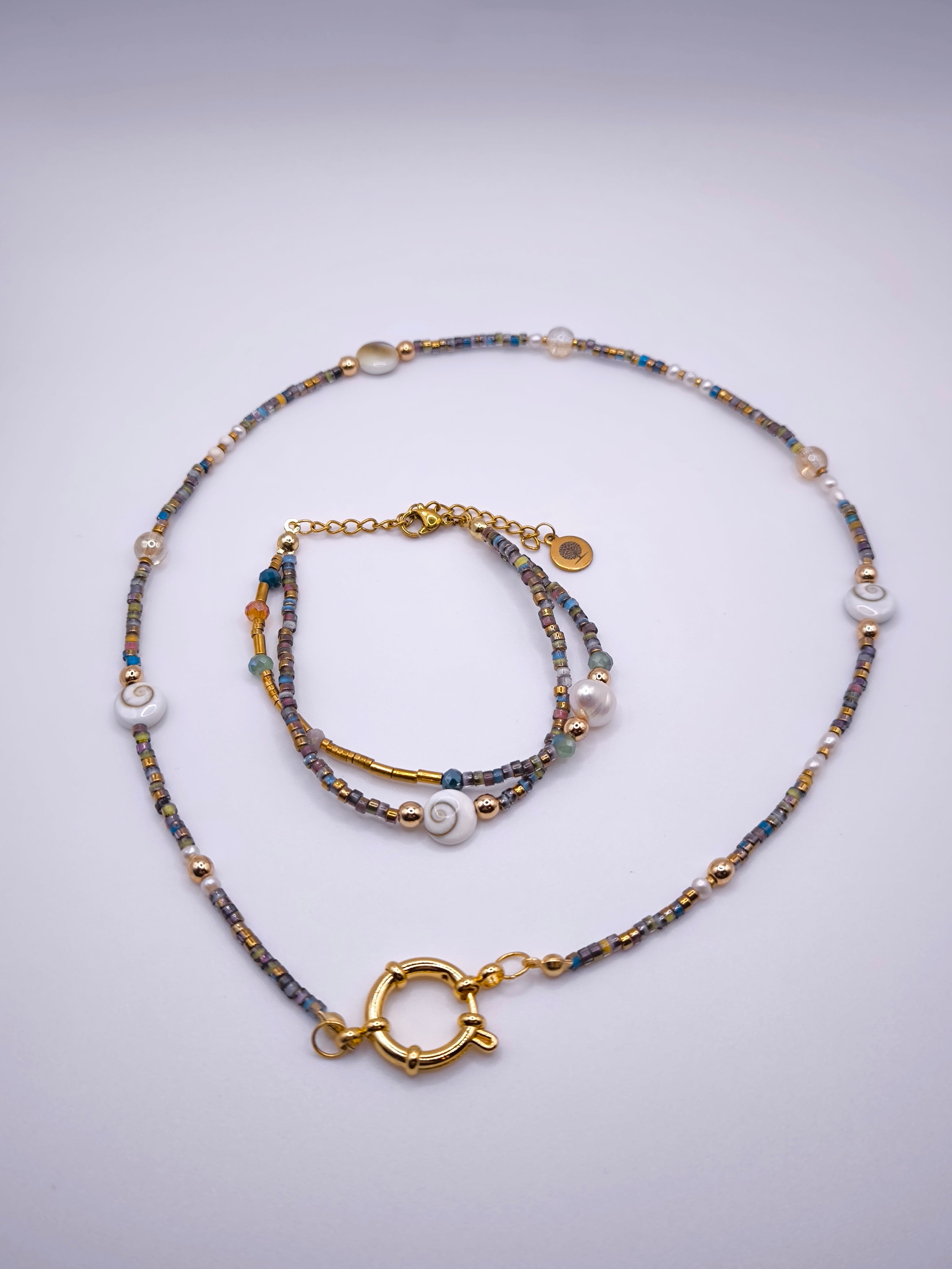 Shiva Kette bunt 1 Strang