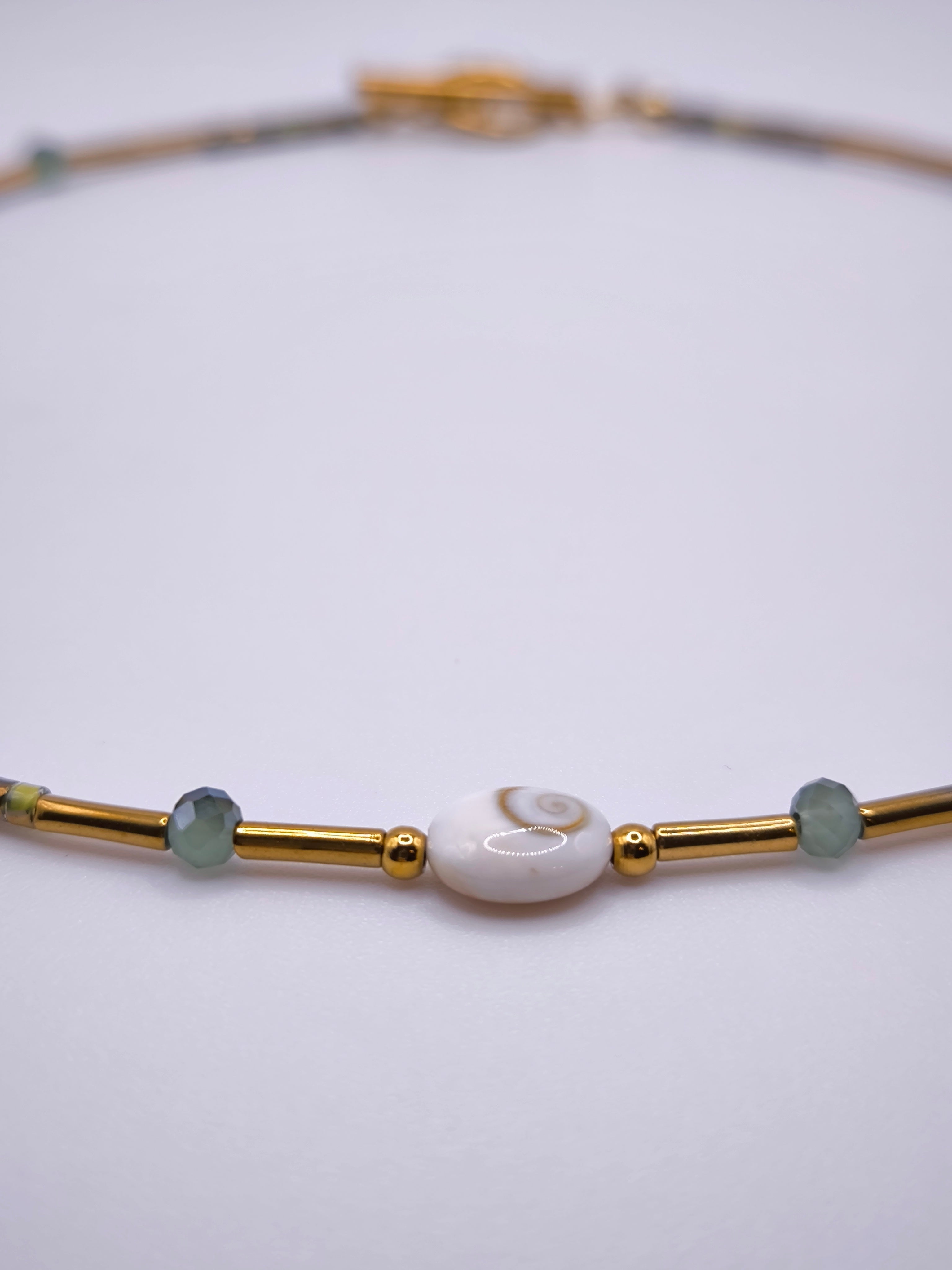 Shiva Kette grün