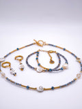 Shiva Kette blau 1 Strang