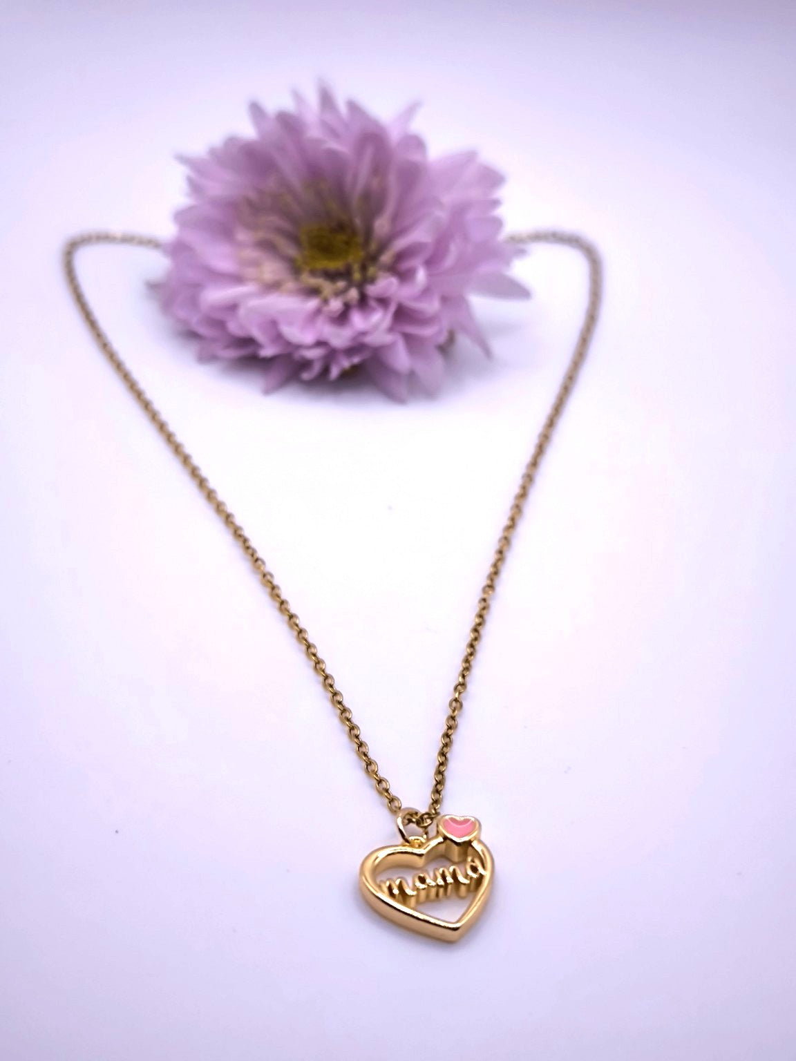 Edelstahlkette Mama Muttertagsgeschenk