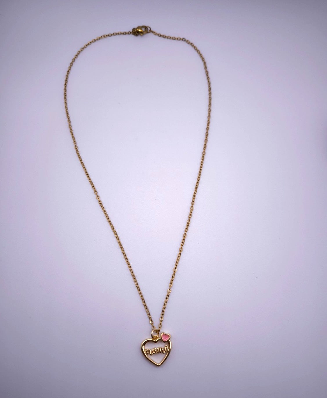 Edelstahlkette Mama Muttertagsgeschenk